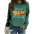 thumbnail image 1 of Just A Girl Who Loves Fall Sweatshirt Graphic Tees For Women, 1 of 7