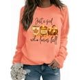 thumbnail image 1 of Just A Girl Who Loves Fall Sweatshirt Graphic Tees For Women, 1 of 7