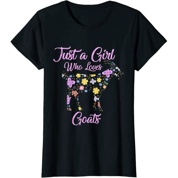 Just A Girl Who Loves Goats Goat Lovers Women T-Shirt