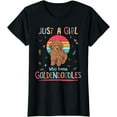 thumbnail image 1 of Just A Girl Who Loves Goldendoodles Cute Dog Lover Gifts T-Shirt, 1 of 4