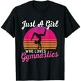 thumbnail image 1 of Just A Girl Who Loves Gymnastics - Cheerleader Gymnast Lover T-Shirt, 1 of 4