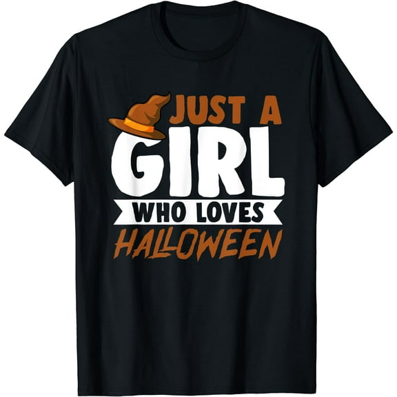 Just A Girl Who Loves Halloween T-Shirt