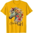 thumbnail image 1 of Just A Girl Who Loves Horses Riding Softstyle Unisex T-Shirt, 1 of 5
