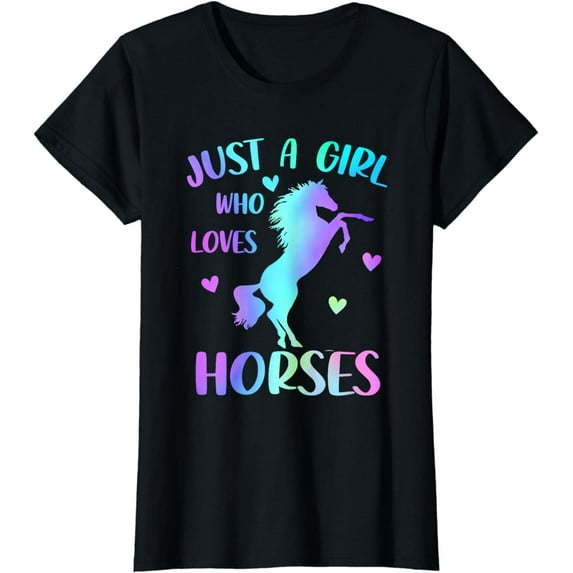 Just A Girl Who Loves Horses T-Shirt