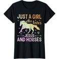 thumbnail image 1 of Just A Girl Who Loves Jesus And Horses T-Shirt, 1 of 4