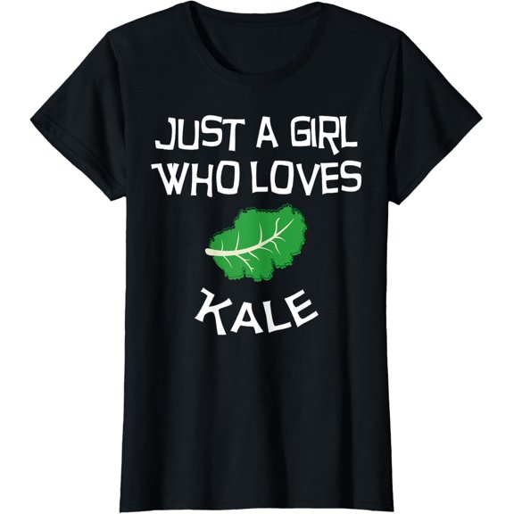 Just A Girl Who Loves Kale - Healthy Eating - Nutritionist T-Shirt100% cotton