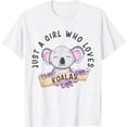 thumbnail image 1 of Just A Girl Who Loves Koalas Funny Koala Bear Costume T-Shirt, 1 of 5