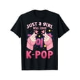 thumbnail image 1 of Just A Girl Who Loves Kpop Finger Heart Graphic T Shirt For Teen Girls Cute Kawaii Style Birthday Gift Unisex Short Sleeve Cotton Tee, 1 of 6