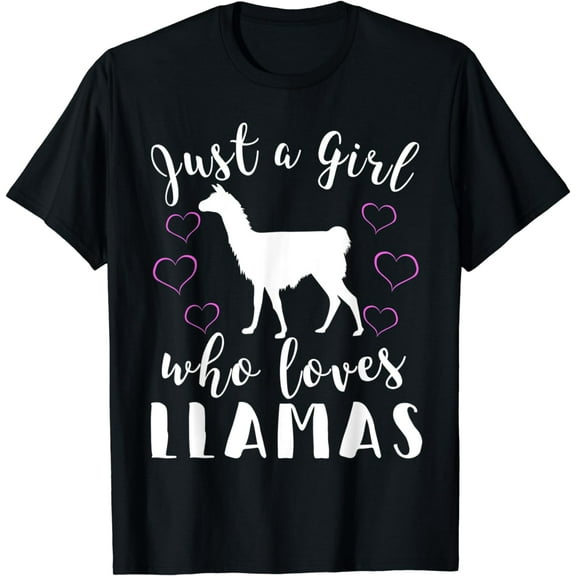 Just A Girl Who Loves Llamas T-Shirt