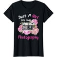 thumbnail image 1 of Just A Girl Who Loves Photography Photographer T-Shirt, 1 of 3