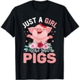 thumbnail image 1 of Just A Girl Who Loves Pigs T-Shirt, 1 of 3