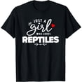 thumbnail image 1 of Just A Girl Who Loves Reptiles T-Shirt, 1 of 4