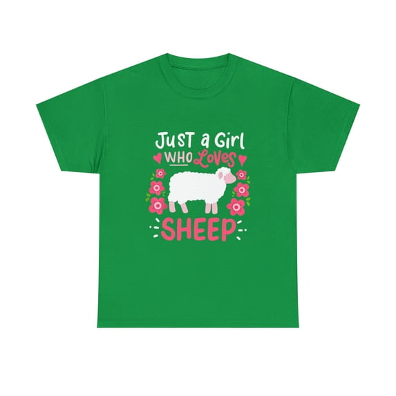 Just A Girl Who Loves Sheep for Sheep Lovers Funny Tshirt