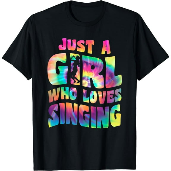 Just A Girl Who Loves Singing Singer Quote Musician Apparel T-Shirt