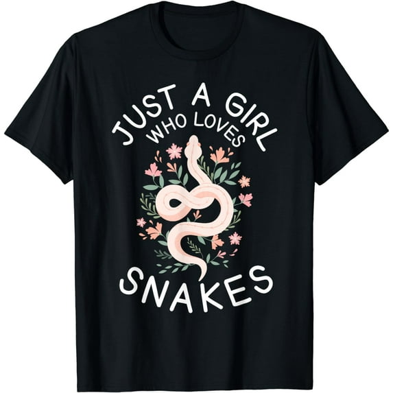 Just A Girl Who Loves Snakes Python Boa Corn Zoo keeper Zoo T-Shirt