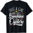 thumbnail image 1 of Just A Girl Who Loves Sunshine And Oysters T-Shirt, 1 of 5