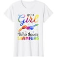 thumbnail image 1 of Just A Girl Who Loves Swimming Funny Swimmer Player Graphic T-Shirt, 1 of 3