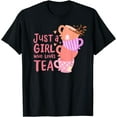 Just A Girl Who Loves Tea Funny Playful Tea Drinker Gift TShirt