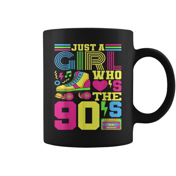 Just A Girl Who Loves The 90S Party 90S Outfit 1990S Costume Coffee Mugs