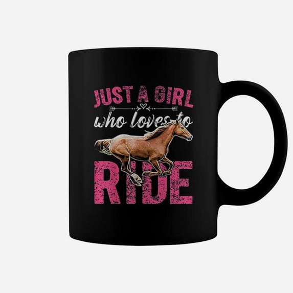 Just A Girl Who Loves To Ride Horses Coffee Mug - Walmart.com