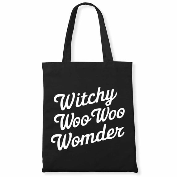 Just A Girl Who Loves Witchy Woo Woo Wonder Lover Halloween Canvas Bag 3Pcs