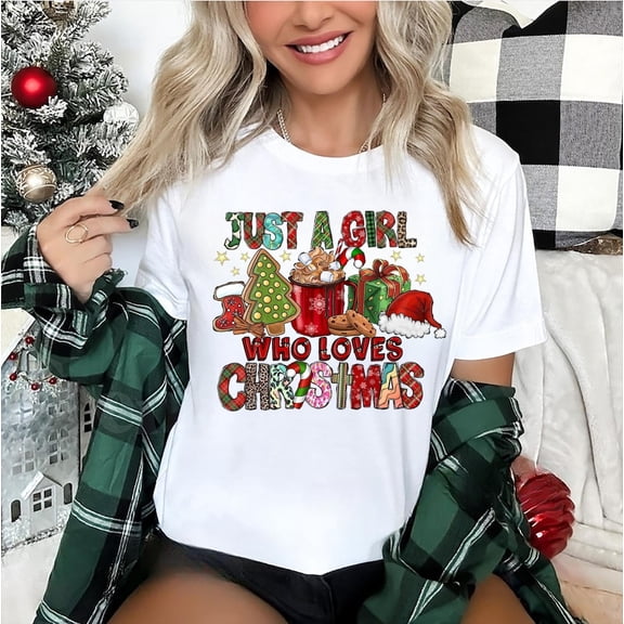 Just A Girl Who Loves , Women's Winter Sweatshirt, Winter Shirt, Winter Lover Shirt, Winter Shirt, Shirt Sweatshirt All Size S-5XL