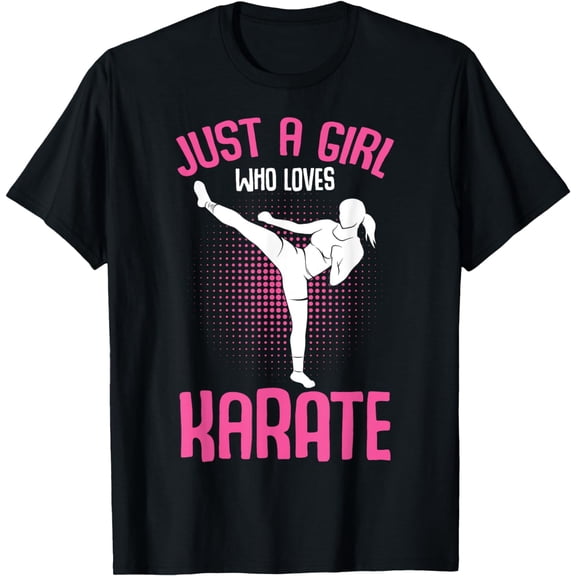 Just A Girl who loves Karate Kids, Girls T-Shirt mens t shirt men，black，women，misfits，journey ，boys