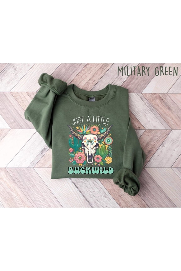 Just A Little Buckwild Shirt, Western T Shirt, Trendy Western Shirt, Western Trending Country SHIRT, Western Girl Shirt TSHIRT All Size S-5XL