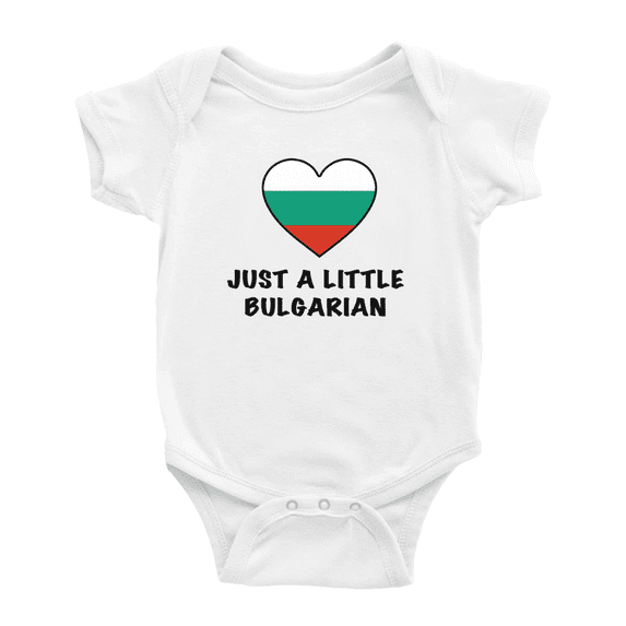 Just A Little Bulgarian Cute Baby Bodysuit For Boy Girl Baby Clothes