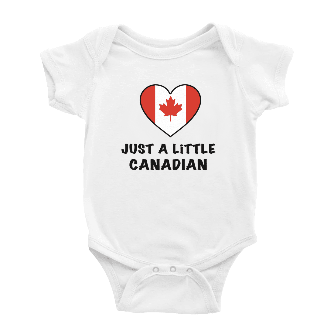 Just A Little Canadian Cute Baby Clothing Bodysuits For Boy Girl