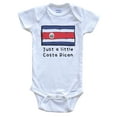 thumbnail image 1 of Just A Little Costa Rican Funny Cute Costa Rica Flag Baby Bodysuit, 1 of 2