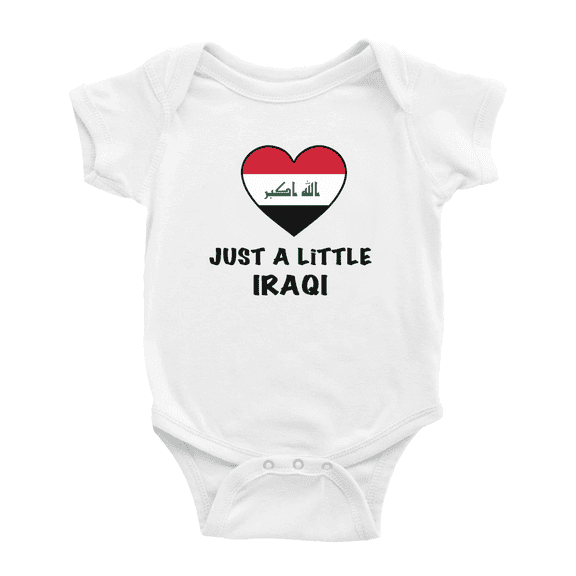 Just A Little Iraqi Funny Baby Bodysuit For Boy Girl