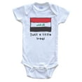 thumbnail image 1 of Just A Little Iraqi Funny Cute Iraq Flag Baby Bodysuit, 1 of 2