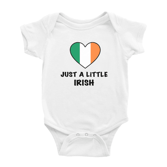 Just A Little Irish Cute Baby Clothing Bodysuits For Boy Girl