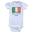 thumbnail image 1 of Just A Little Irish Funny Cute Ireland Flag Baby Bodysuit, 1 of 2