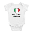 thumbnail image 1 of Just A Little Italian Cute Baby Clothing Bodysuits For Boy Girl, 1 of 5