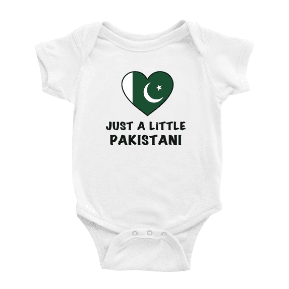 Just A Little Pakistani Funny Baby Bodysuit For Boy Girl