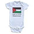 thumbnail image 1 of Just A Little Palestinian Funny Cute Palestine Flag Baby Bodysuit, 1 of 2