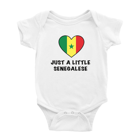 Just A Little Senegalese Cute Baby Bodysuit For Boy Girl Baby Clothes