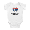 thumbnail image 1 of Just A Little Serbian Cute Baby Clothing Bodysuits For Boy Girl, 1 of 5