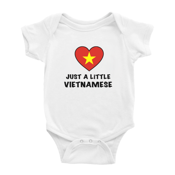 Just A Little Vietnamese Funny Baby Bodysuit