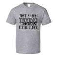 thumbnail image 1 of Just A Mom Trying Not To Raise Little Jerks Tee Funny And Sarcastic Novelty T Shirt, 1 of 1