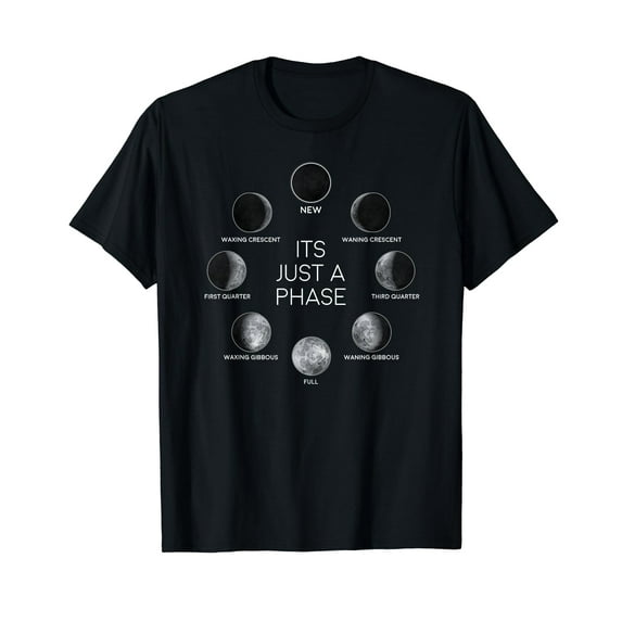 Just A Phase Moon Lunar Space Gift T-Shirt