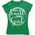 thumbnail image 1 of Just A Small Town Girl - Living In A Lonely Word Music Women's T-Shirt, 1 of 4
