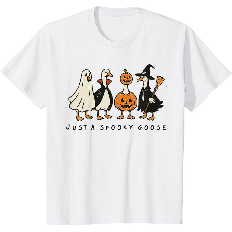 Chilli Beans. Pajama shirt Lサイズ Just A Spooky Goose Halloween Silly Goose Funny Halloween T