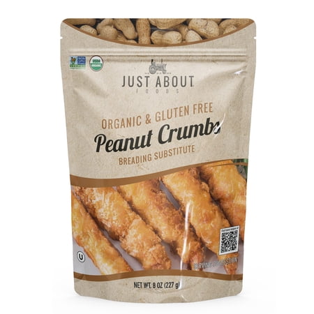 Just About Foods Organic & Gluten-free Peanut Crumbs 8 oz (227 g)