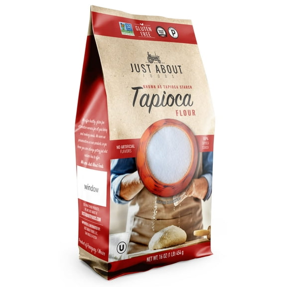 Just About Foods Tapioca Flour 1 lb (Pack of 10)