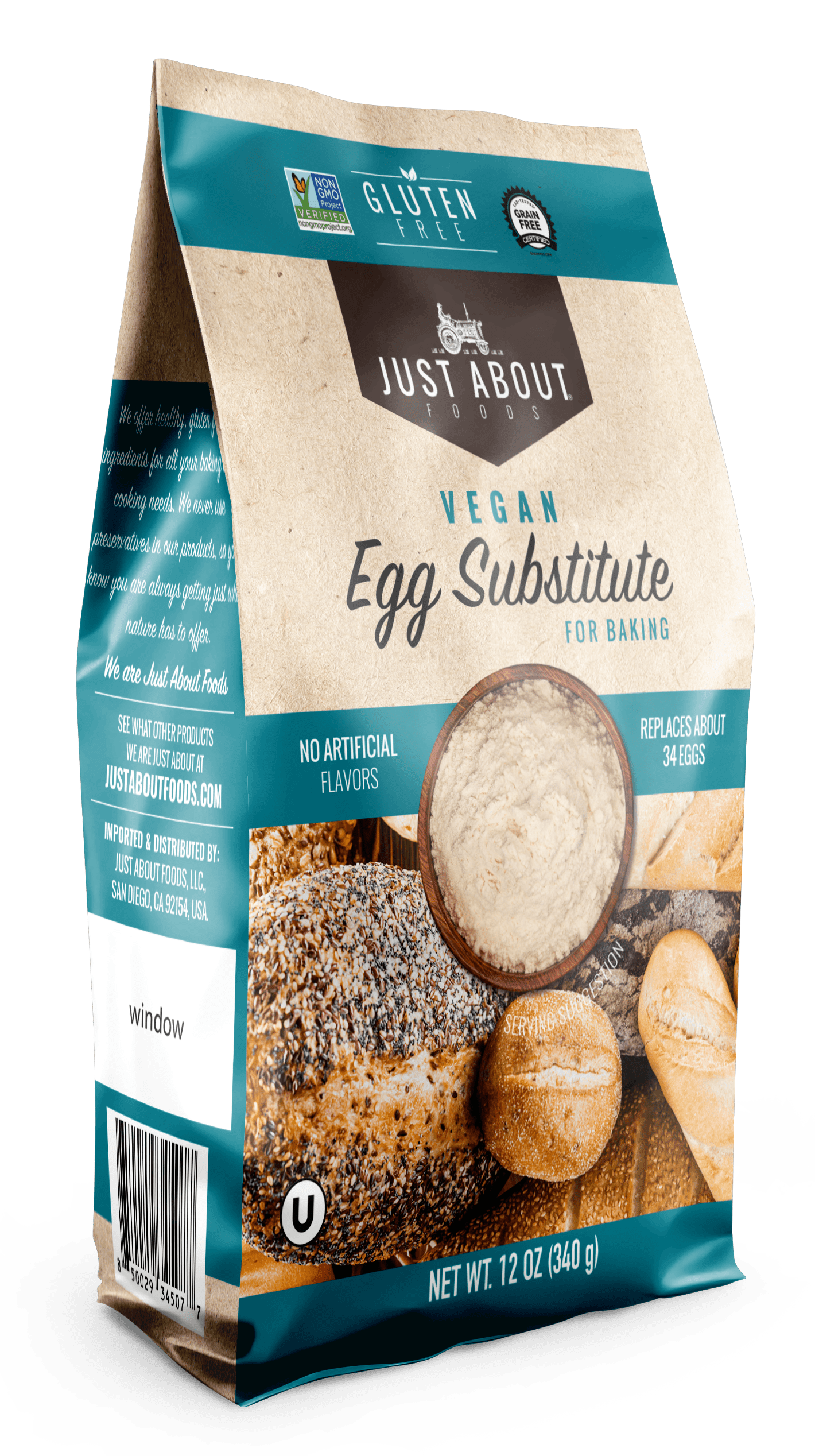 Just About Foods Vegan Egg Substitute 12 oz (340 g)
