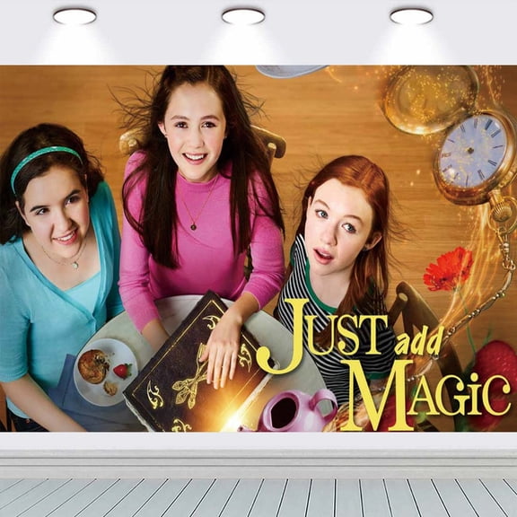 Just Add Magic Party Supplies Background Backdrop Taspestry Banner Poster Decor Decorations