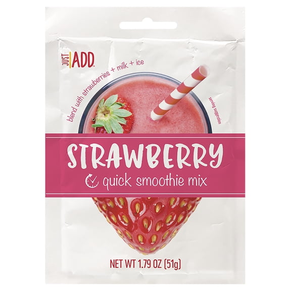 Just Add, Strawberry Smoothie Mix, 1.79 oz